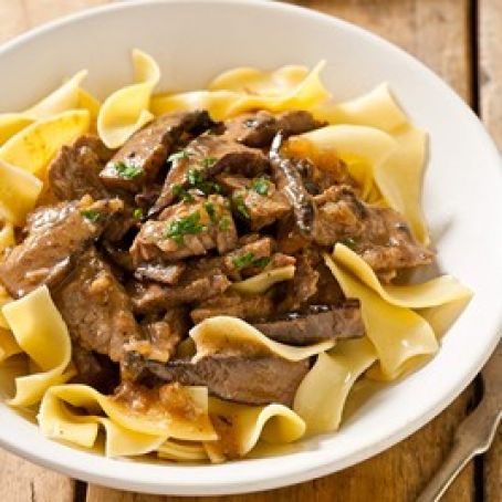 Beef Stroganoff (Reduced Fat)