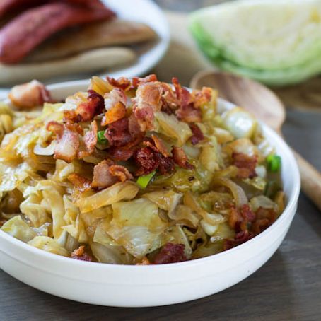 Sweet and Sour Cabbage with Bacon