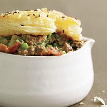Ground Beef Not-Potpies with Caraway-Salt Crust