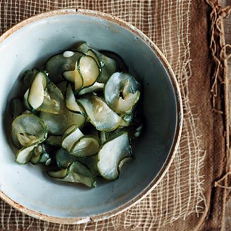 Cucumbers with Wasabi and Rice Vinegar