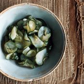 Cucumbers with Wasabi and Rice Vinegar
