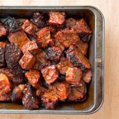 Barbecued Brisket with Burnt Ends