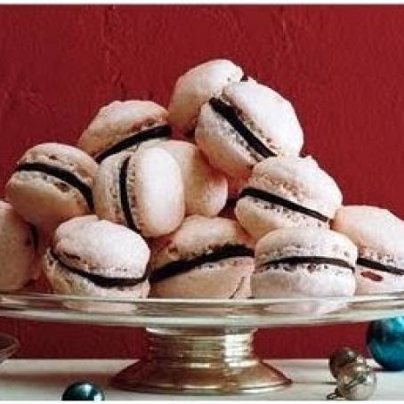 Raspberry Chocolate Macaroons