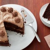 Chocolate-Hazelnut Meringue Layer Cake