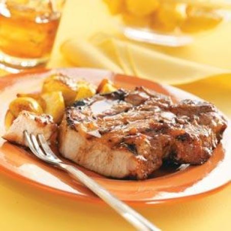 Fruit-Glazed Pork Chops