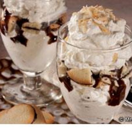Chocolate Coconut Cookie Parfaits