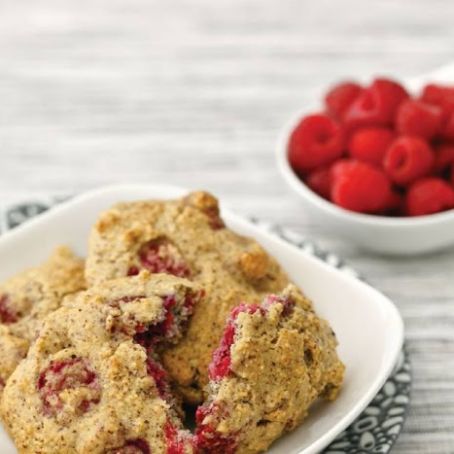 Low Carb Raspberry Drop Scones