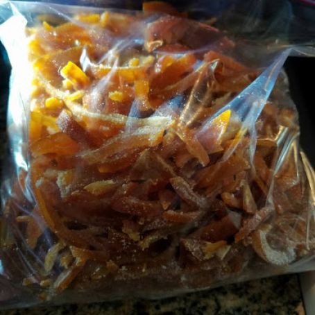 Candied Orange Peels