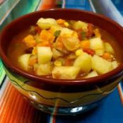 Hopi Corn and Chili Stew