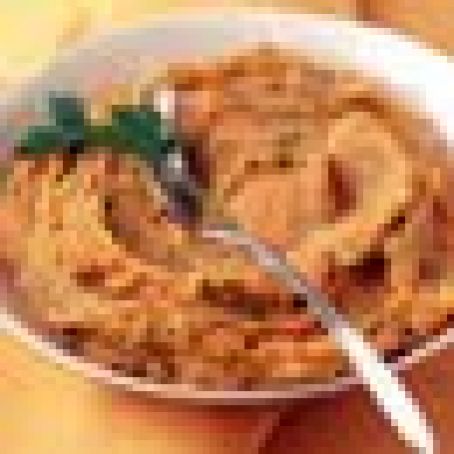 Mashed Sweet and Russet Potatoes with Herbs