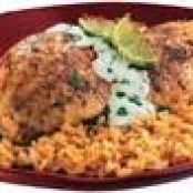 TACO CHICKEN WITH SPANISH RICE