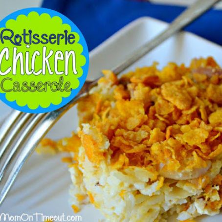 Rotisserie chicken casserole