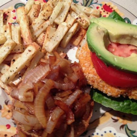 Easy Yam Burgers