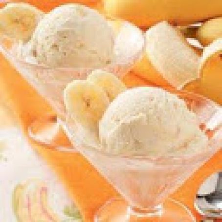 Banana Ice Cream w/ Peanut Butter
