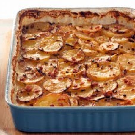 Bacon and Maple Scalloped Potatoes