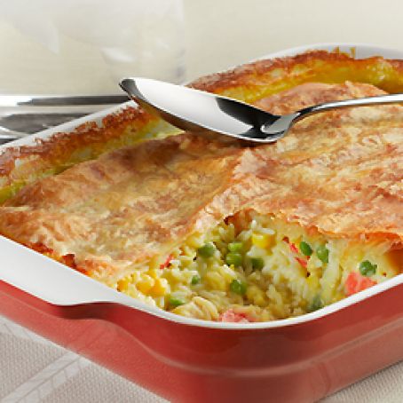 Chicken and Rice Pot Pie