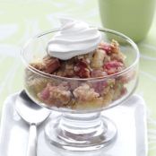 Rhubarb-Pineapple Crisp