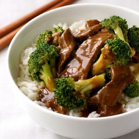 CHINESE BEEF AND BROCCOLI (EXTRA SAUCY TAKE OUT STYLE)
