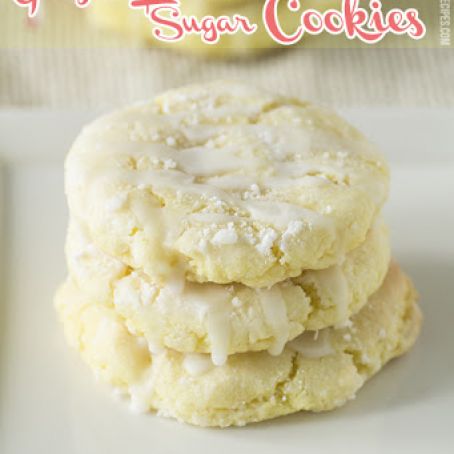 Glazed Lemon Sugar Cookies