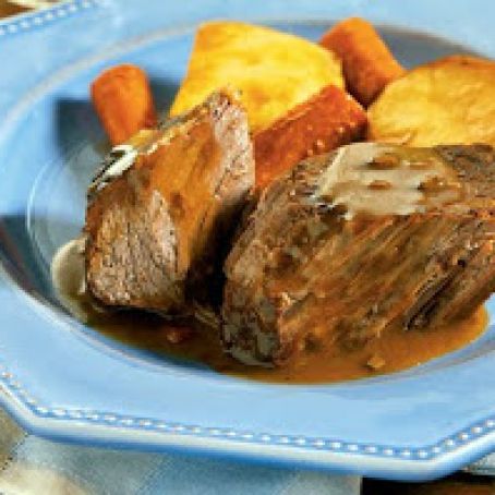 Slow Cooker Savory Pot Roast