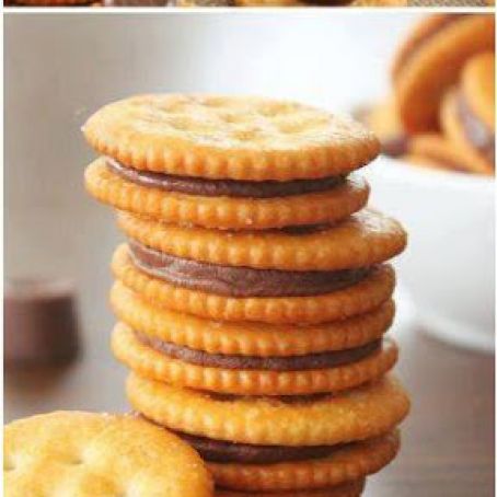 Rolo Ritz Cracker Cookies