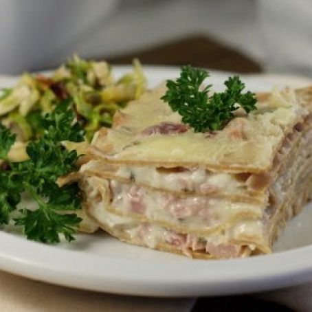 Ham & Cheese Lasagna