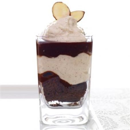 Fudge Brownie Spiced Mousse Minis