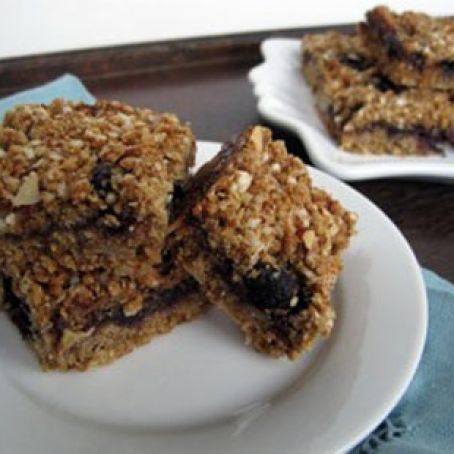 *Blueberry Crumble Bars