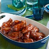 Slow-Cooker Saucy Party Wings