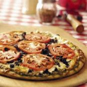 Three Cheese Pesto Pizza