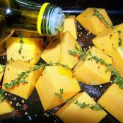 Roast butternut squash, coconut & chilli soup