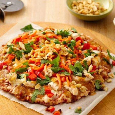 Thai Chicken Party Pizza