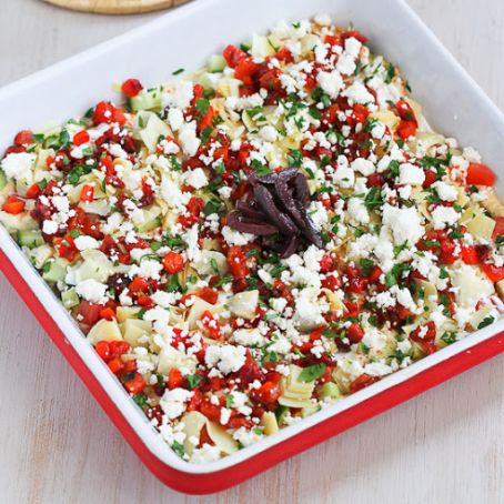 Mediterranean 7 Layer Dip