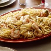 Shrimp Scampi with Linguini (Tyler Florence)
