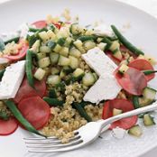 Quinoa Salad with Pickled Radishes and Feta