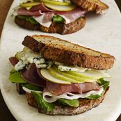 Prosciutto, Pear, and Blue Cheese Sandwich