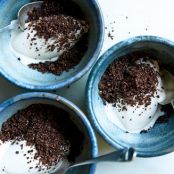 Malted Chocolate Ice Cream with Cocoa-Coffee Crumbles