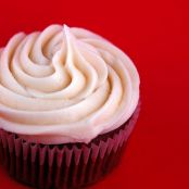 Red Velvet Cupcakes with White Russian Cream Cheese Frosting