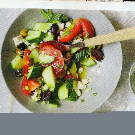 Cucumber, Tomato and Feta Salad