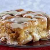Gooey Stuffed Cinnamon Roll Bake