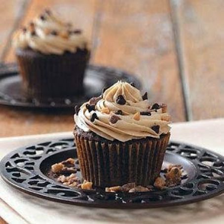 Toffee Mocha Cupcakes
