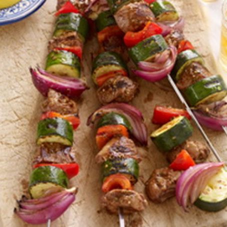 Lamb & Vegetable Kabobs