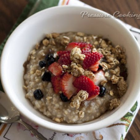 Steel Cut Oats - Instant Pot
