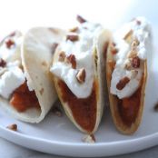 Pumpkin Pie Mini Tacos
