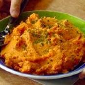 Chipotle Smashed Sweet Potatoes