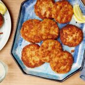 Salmon Cakes, Oven-Fried