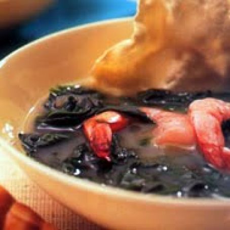 Spinach and Shrimp Soup