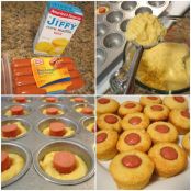Mini Corn Dog Muffins