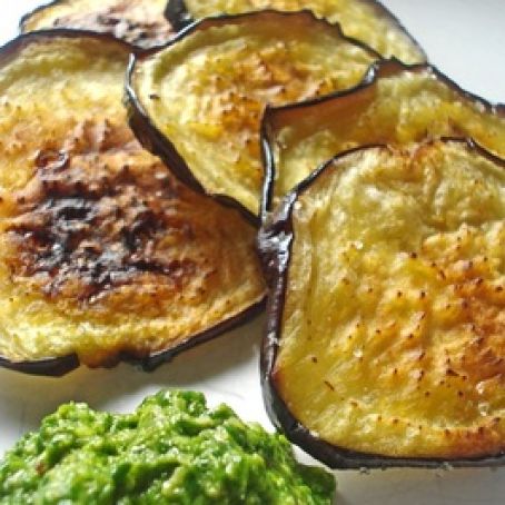 Baked Eggplant Chips