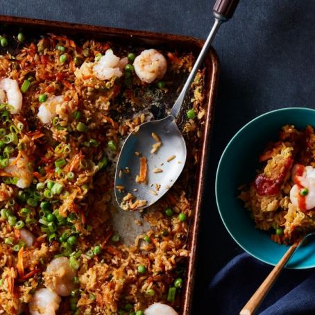 Sheet Pan Fried Rice